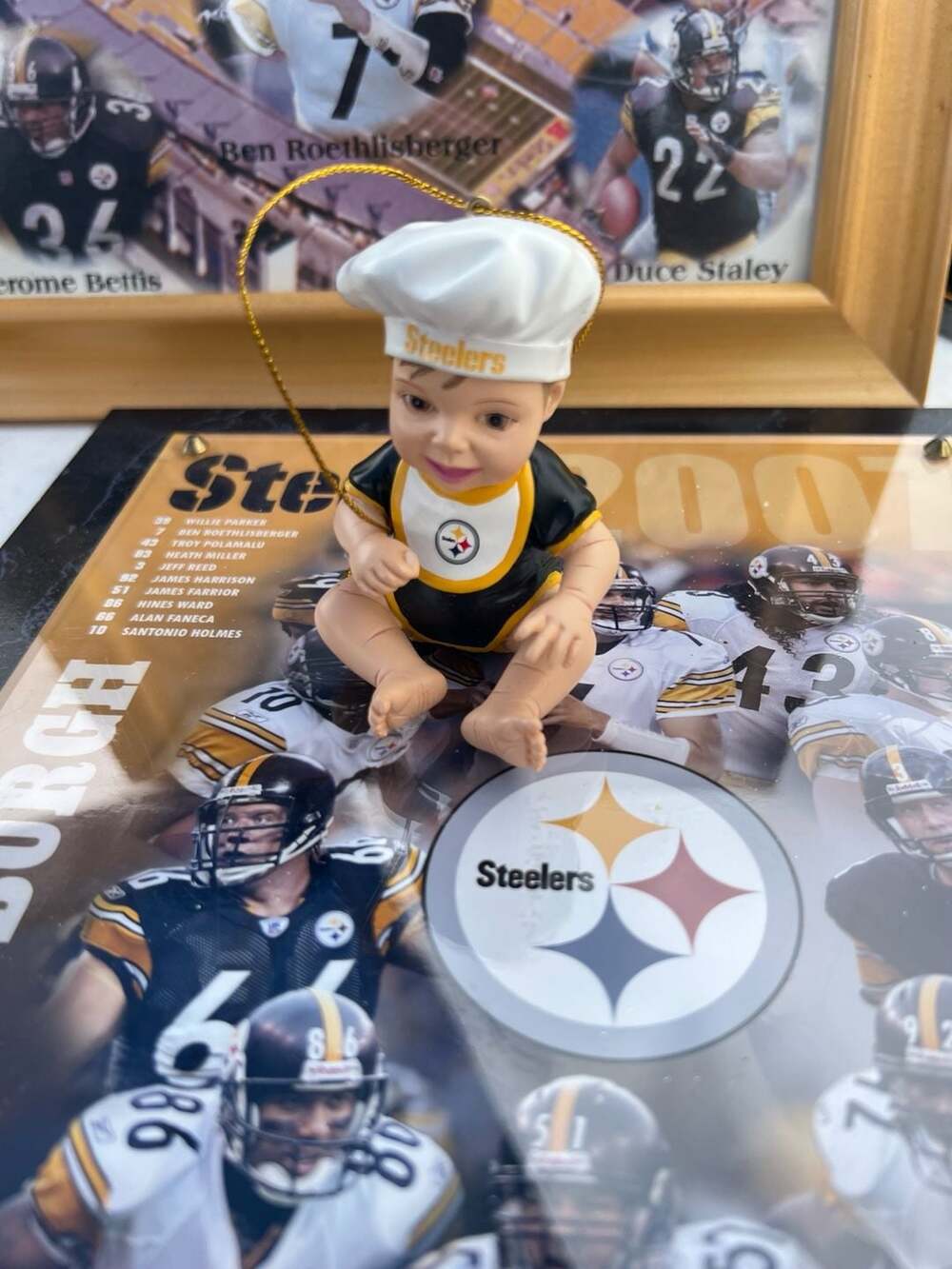 NFL Pittsburgh Steelers Ornament Half Time Snack Born To Be A Steelers Fan